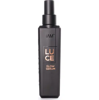Stylingový přípravek iAM4u Luce Glow Serum 100 ml – profesionální ochranný hydratační olej pro lesk, hebkost a ochranu vlasů Ochranný a hydratační olej pro suché a poškozené vlasy
