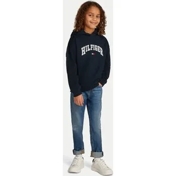 Dámská mikina Tommy Hilfiger Mikina Varsity KB0KB09574 Tmavomodrá Relaxed Fit 8Y