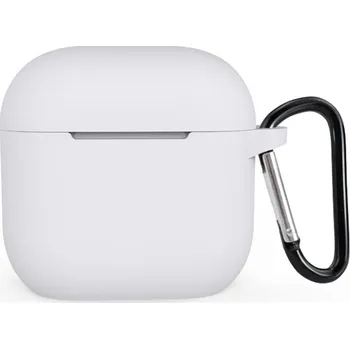 Příslušenství pro sluchátka Sleeve silikonový obal na Apple AirPods 4 - bílý