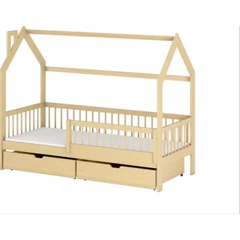 Postel Legno Dětská postel ve tvaru domku Rakos borovice Rozměr (cm): 80x160