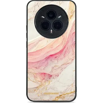Pouzdro na mobilní telefon Lesklý kryt Mobiwear Glossy - Realme 14 Pro 5G - G027G - Růžový a zlatavý mramor (Prémiové lesklé pouzdro, obal, kryt Mobiwear Glossy na mobil Realme 14 Pro 5G - G027G - Růžový a zlatavý mramor, materiál Plast + TPU silikon - krytí po všech stranách,)
