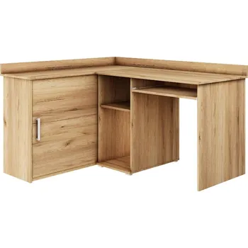 Psací stůl Psací stůl do studentského pokoje Michal - Agat Zlatý dub 132x75 cm