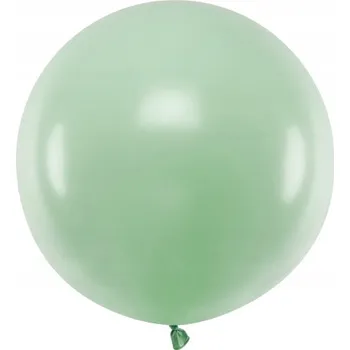 Balónek Balón kulatý 60 cm pastelová pistáciová barva