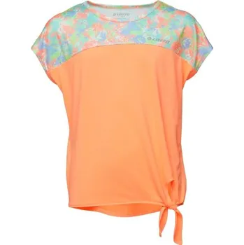 Dívčí sportovní triko Lotto AZUSI 164/170 Lososová, Mix, Stříbrná