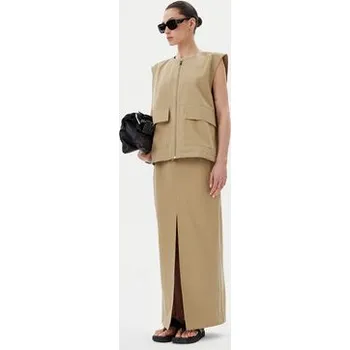 Dámská sukně Herskind Maxi sukně 5532150 Khaki Regular Fit 34