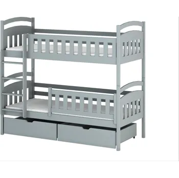 Postel Legno Dětská patrová postel Irma šedá Rozměr (cm): 90x200