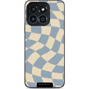 Pouzdro na mobilní telefon Lesklý kryt Mobiwear Glossy - Honor X6b - GA59G Modrá a béžová šachovnice (Prémiové lesklé pouzdro, obal, kryt Mobiwear Glossy na mobil Honor X6b - GA59G Modrá a béžová šachovnice, materiál Plast + TPU silikon - krytí po všech stranách, neošoupatelný)