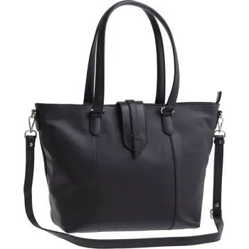 Kabelka Dámská kožená kabelka Hexagona Confort 466559 černá