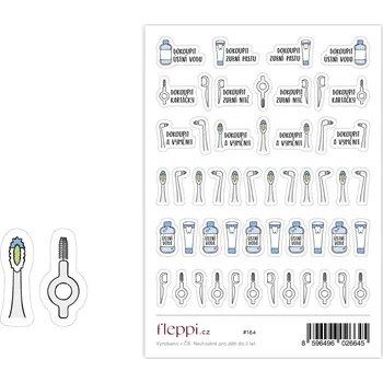 Fleppi Samolepky Péče o zuby