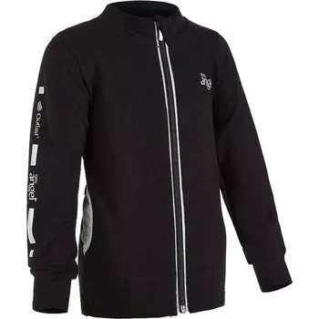 LITTLE ANGEL mikina REFLEX smyk rozepínací Outlast® černá vel. 122 cm