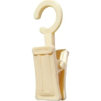 Věšák žabka-20ks-28-béž-plast