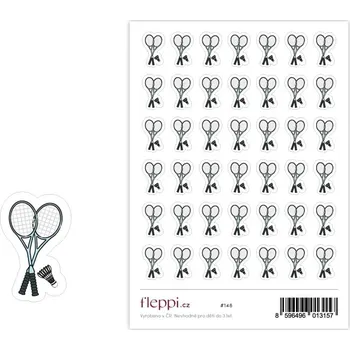 samolepka Fleppi Samolepky Badminton