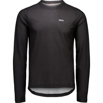 cyklistický dres Dres pánský s dlouhým rukávem POC M's Motion Air L/S Jersey, Uranium Black - L
