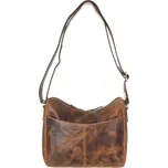 GREENBURRY Dámská kožená kabelka Jessica 1534-25 hnědá