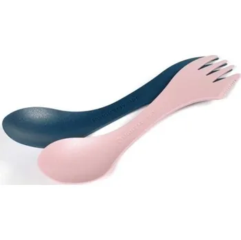 Kempingové nádobí Příbor Light my fire SPORK ORIGINAL 2-PACK UNI Tmavě modrá, Růžová