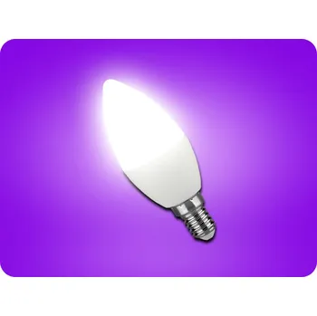 Osvětlení LED ŽÁROVKA E14 SVÍČKA 6,5W, 600LM Teplá bílá