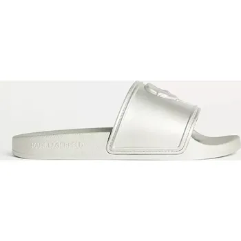 Dámské pantofle Pantofle Karl Lagerfeld KONDO 2.0 dámské, stříbrná barva, KL80919M KL80919M.VSL SLV, EUR 36