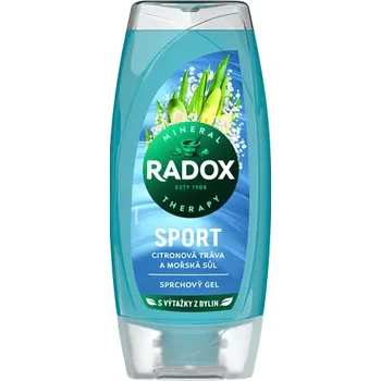 Sprchový gel Radox sprchový gel Sport citronová tráva a mořská sůl, 225 ml
