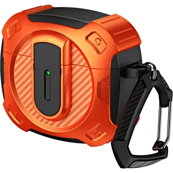 Příslušenství pro sluchátka Hook odolný obal na Apple AirPods 4 - oranžový