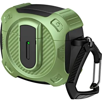 Příslušenství pro sluchátka Hook odolný obal na Apple AirPods 4 - zelený