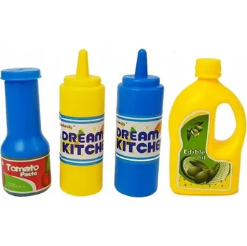 Dětská kuchyňka Sada Plastového Nádobí Malý Kuchař Hrnečky