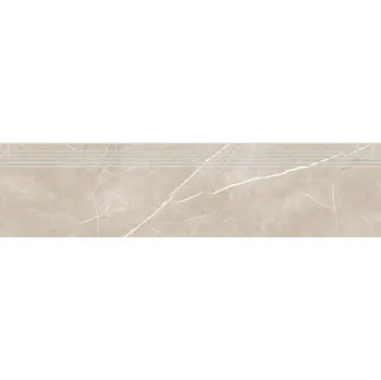 Dlažba Touch, schodovka, 30x120 cm, béžová