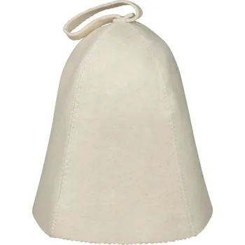 Saunová čepice Bílá