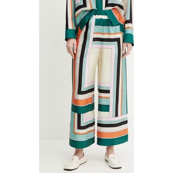 Dámské kalhoty Hedvábné kalhoty Weekend Max Mara dámské, více barev, široké, high waist, 2515131051600 vícebarevná MLC, vel. 34