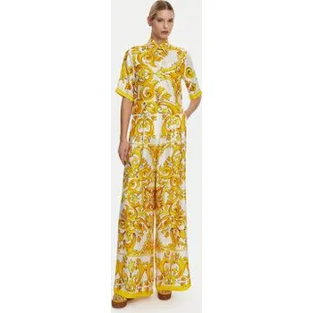 Pánská košile Dolce&Gabbana Košile F5S01T HI1TK Žlutá Regular Fit 40