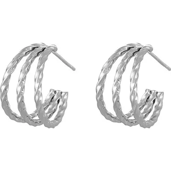 Náušnice Náušnice trojité kroužky ocelové