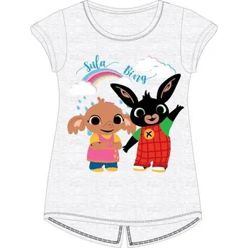 Dívčí tričko DOVOZ EU DÍVČÍ TRIČKO KRÁLÍČEK BING šedé Velikost: 98