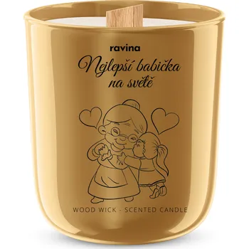 Svíčka Ravina sojová svíčka - Nejlepší babička na světě, 175g