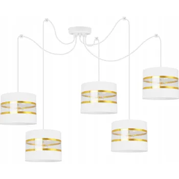 Závěsné svítidlo Light Home Elegance Gold 5-bodové E27