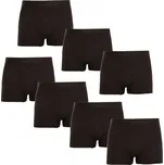 Nedeto 7PACK pánské boxerky černé (7NB001) XL