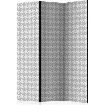 Paraván Paraván 3dílný - Šedá srdíčka