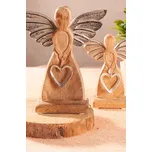 Paramit WILIAM Dřevěný anděl 21 cm