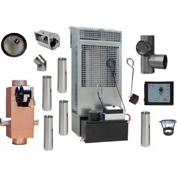 Přímotop OHŘÍVAČ VZDUCHU KAMNA POLSKÁ VÝROBA 125O 29-39kW