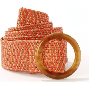 Opasek Blancheporte Lýkový pružný opasek režná/oranžová 48/52 (135 cm)