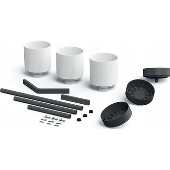 Květináč Plast Květináč béžový, bílý, černý Prosperplast 49 cm x 54 x 80,5 cm