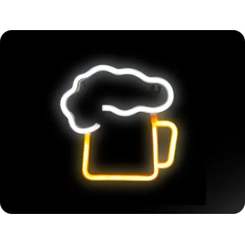Dekorativní svítidlo NEON LED DEKORACE PIVO 20X20CM, 3XAA/USB [NEO003]