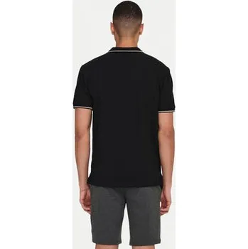 Only & Sons Polokošile Fletcher 22024827 Černá Regular Fit L