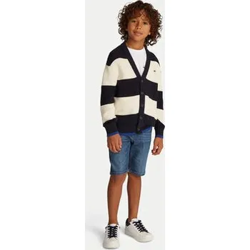 Pánské kraťasy Tommy Hilfiger Džínové šortky Scanton KB0KB08133 Modrá Regular Fit 14Y