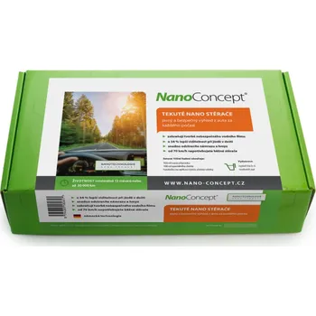 Čistič autoskla Set tekuté nano stěrače 100 ml