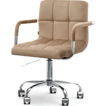 Křeslo Mebel Partner Elita (béžová + chromová)