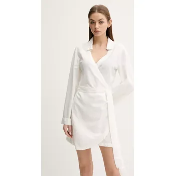 Dámské šaty Šaty s příměsí lnu Melissa Odabash MO.RUBY béžová 01X, vel. XS