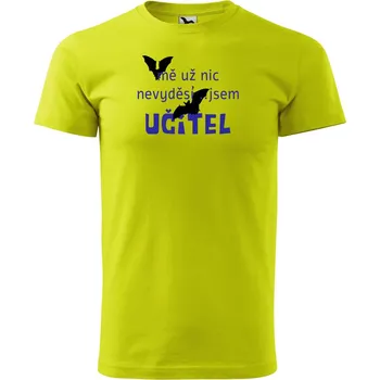 Pánské oblečení Pánské tričko s potiskem Jsem učitel Velikost: L, Barva trička: Limetková