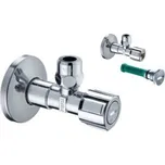 Schell Comfort rohový regulační ventil 1/2"x3/8" + filtr, chrom