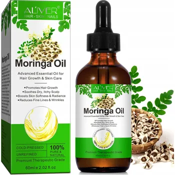 Pleťový olej Aliver Moringa Oil - Moringa olej na vlasy a pleť
