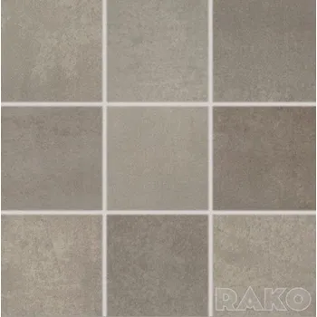 Dlažba RAKO Extra DAR11721, dlažba, šedohnědá, matná, 10 x 10 x 0,9 cm