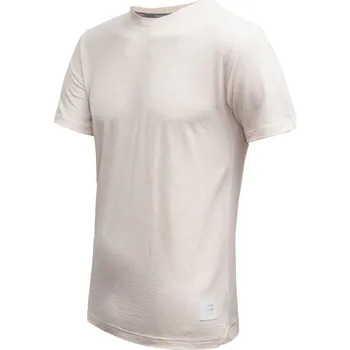 Pánské tričko SENSOR MERINO LITE pánské triko kr.rukáv mottled beige tričko